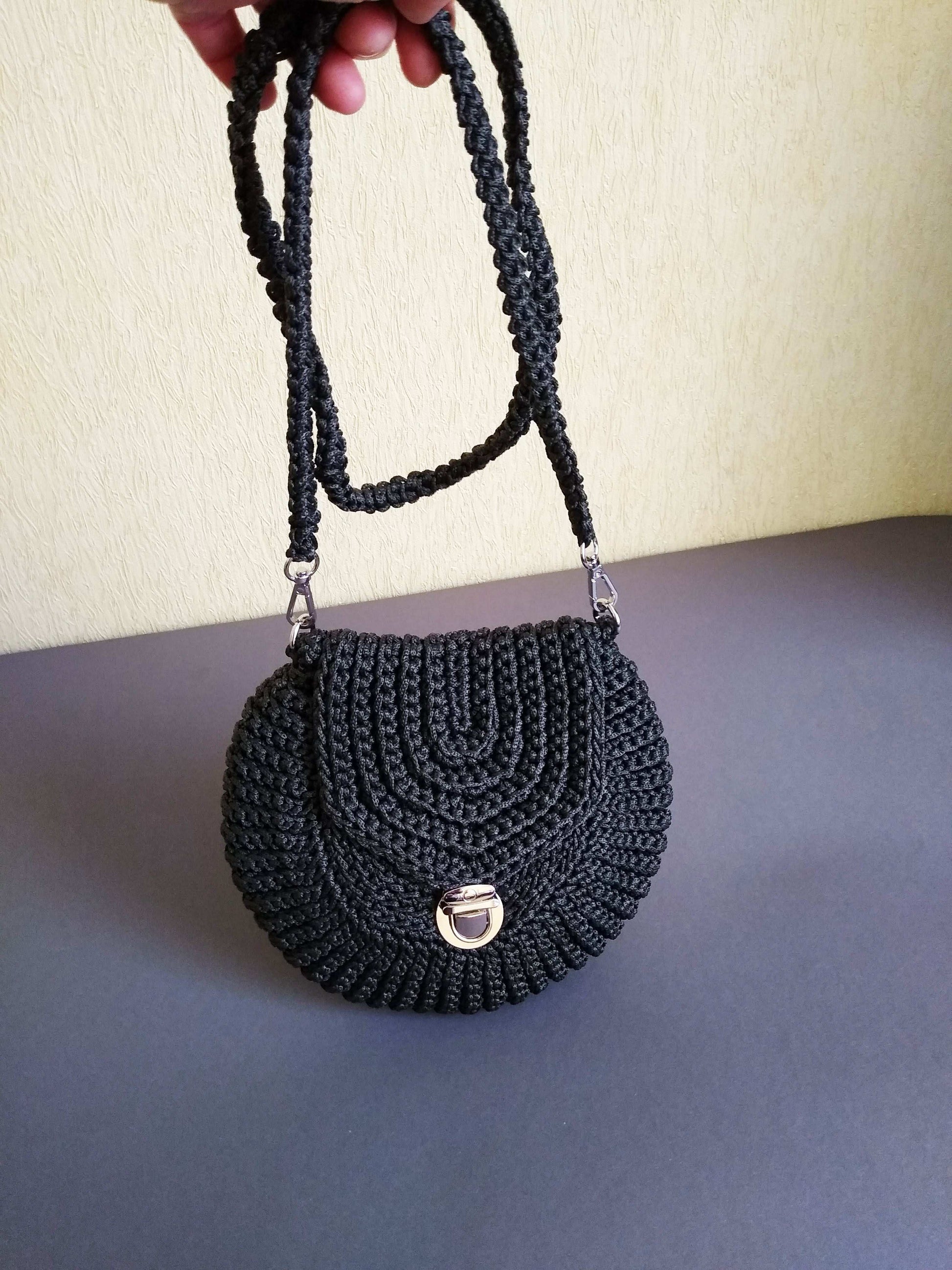 👝 N°28 Сrochet Shoulder Bag - DecorWithTaste