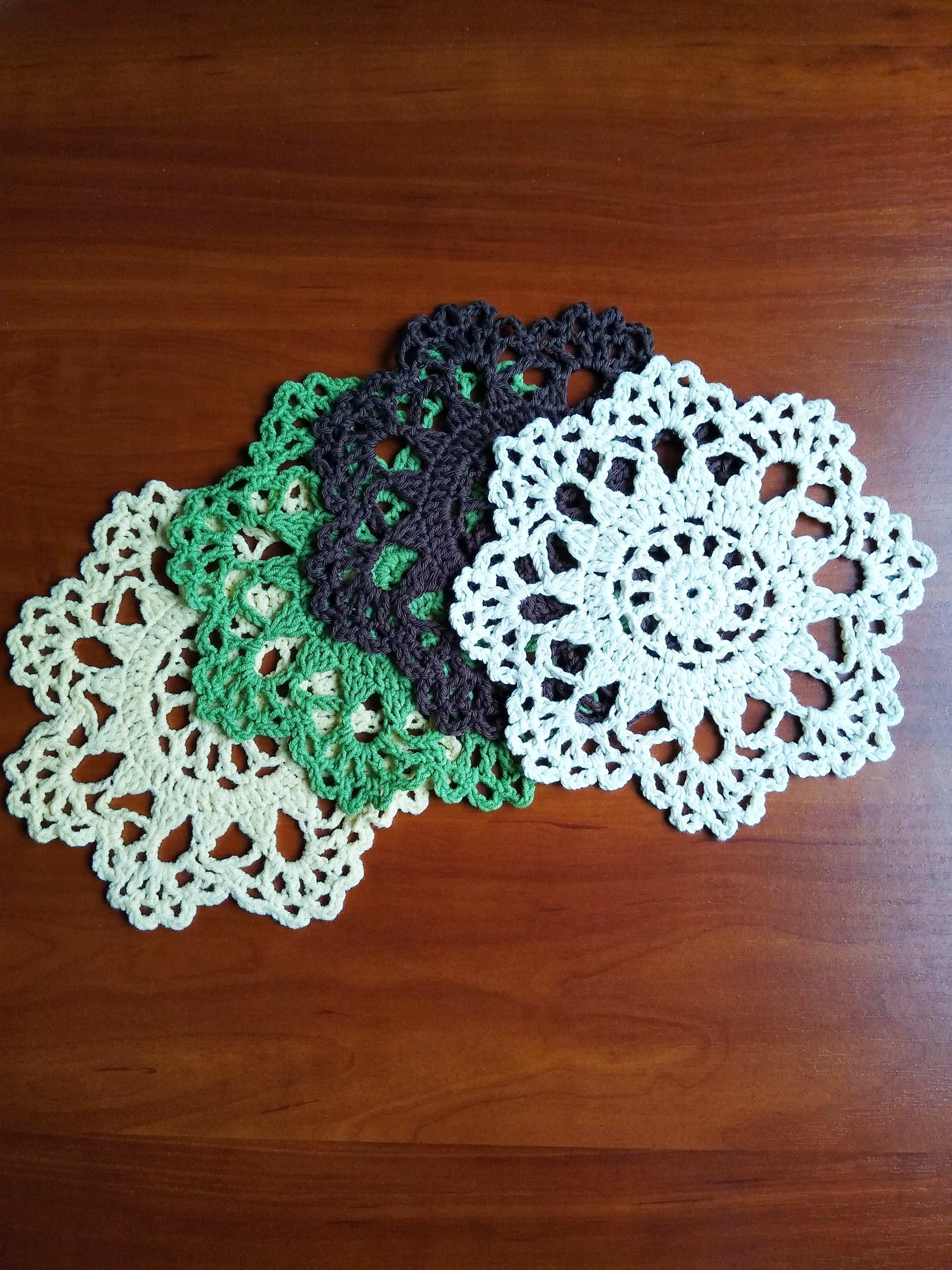 🍽️ N°36 Crochet Coasters - DecorWithTaste