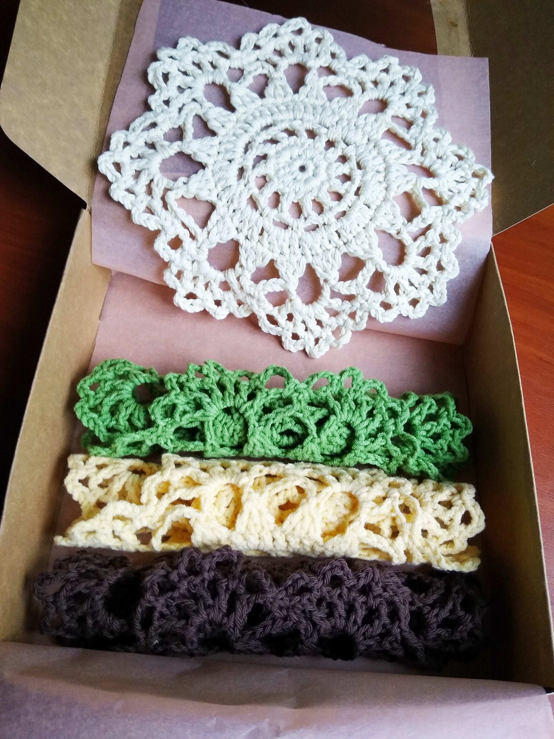🍽️ N°36 Crochet Coasters - DecorWithTaste