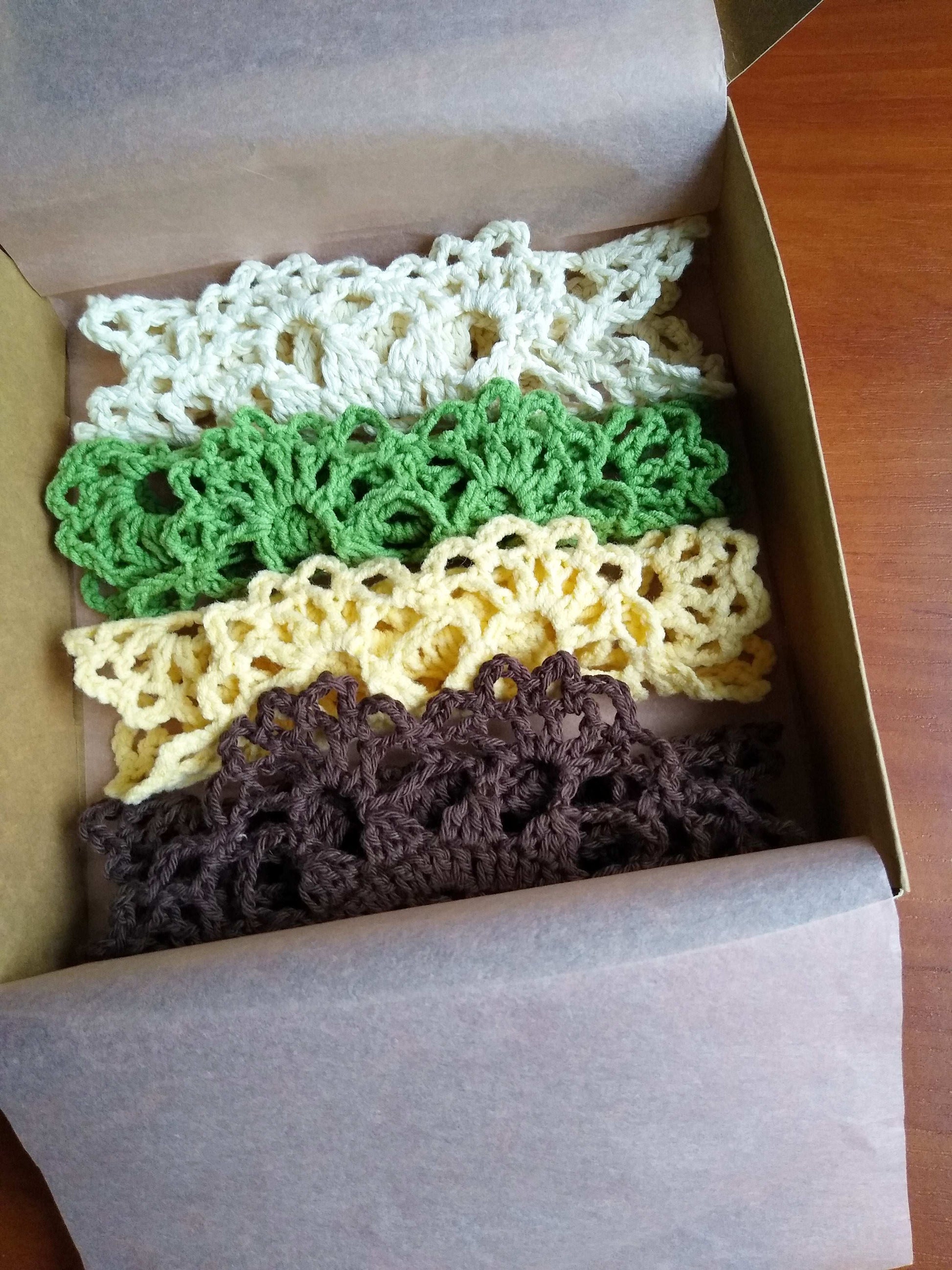 🍽️ N°36 Crochet Coasters - DecorWithTaste