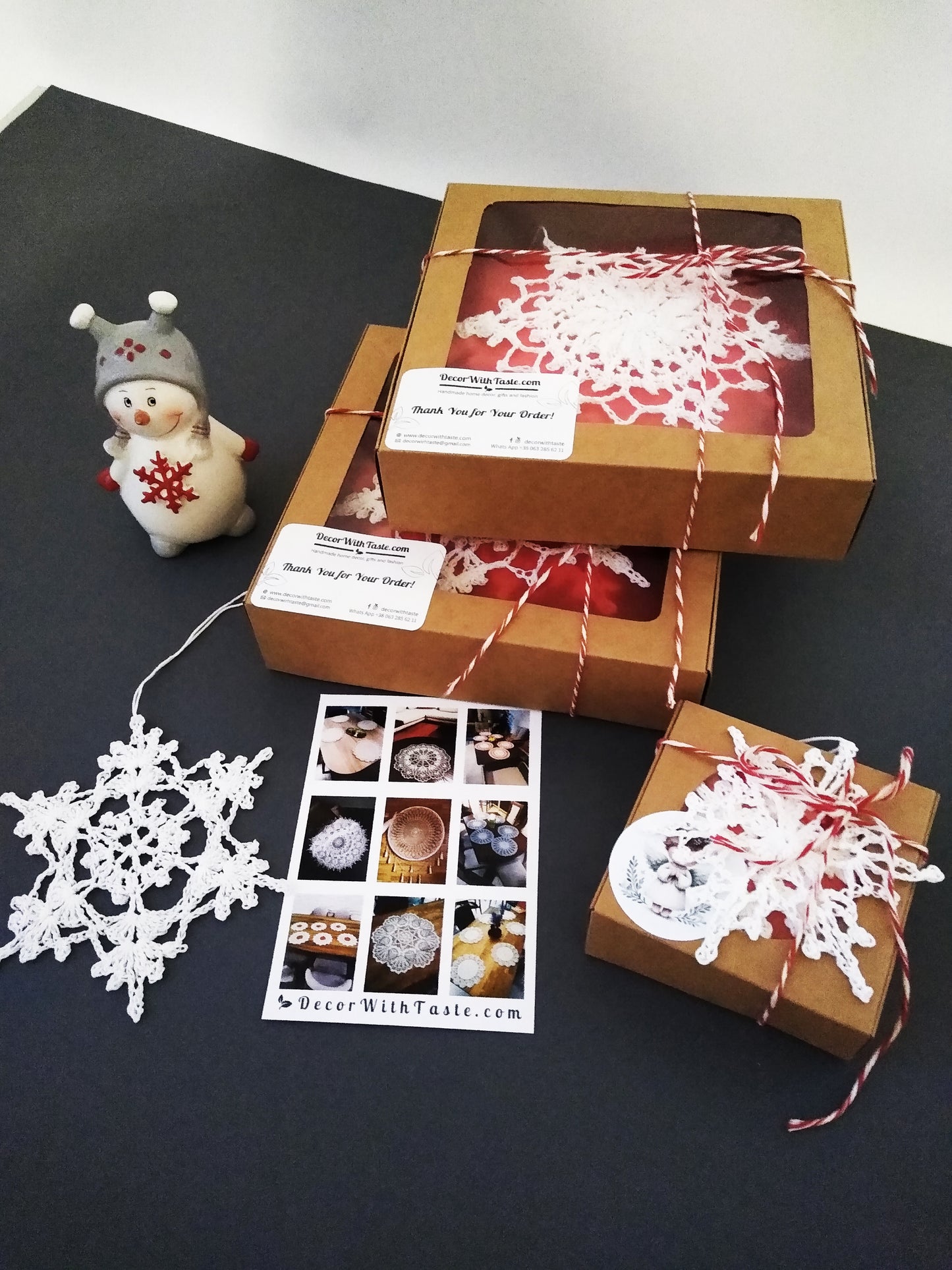 ❄️ N°102 Crochet Snowflake Garland