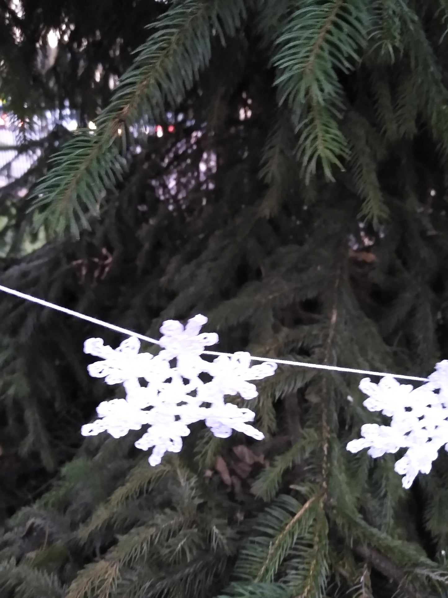 ❄️ N°102 Crochet Snowflake Garland