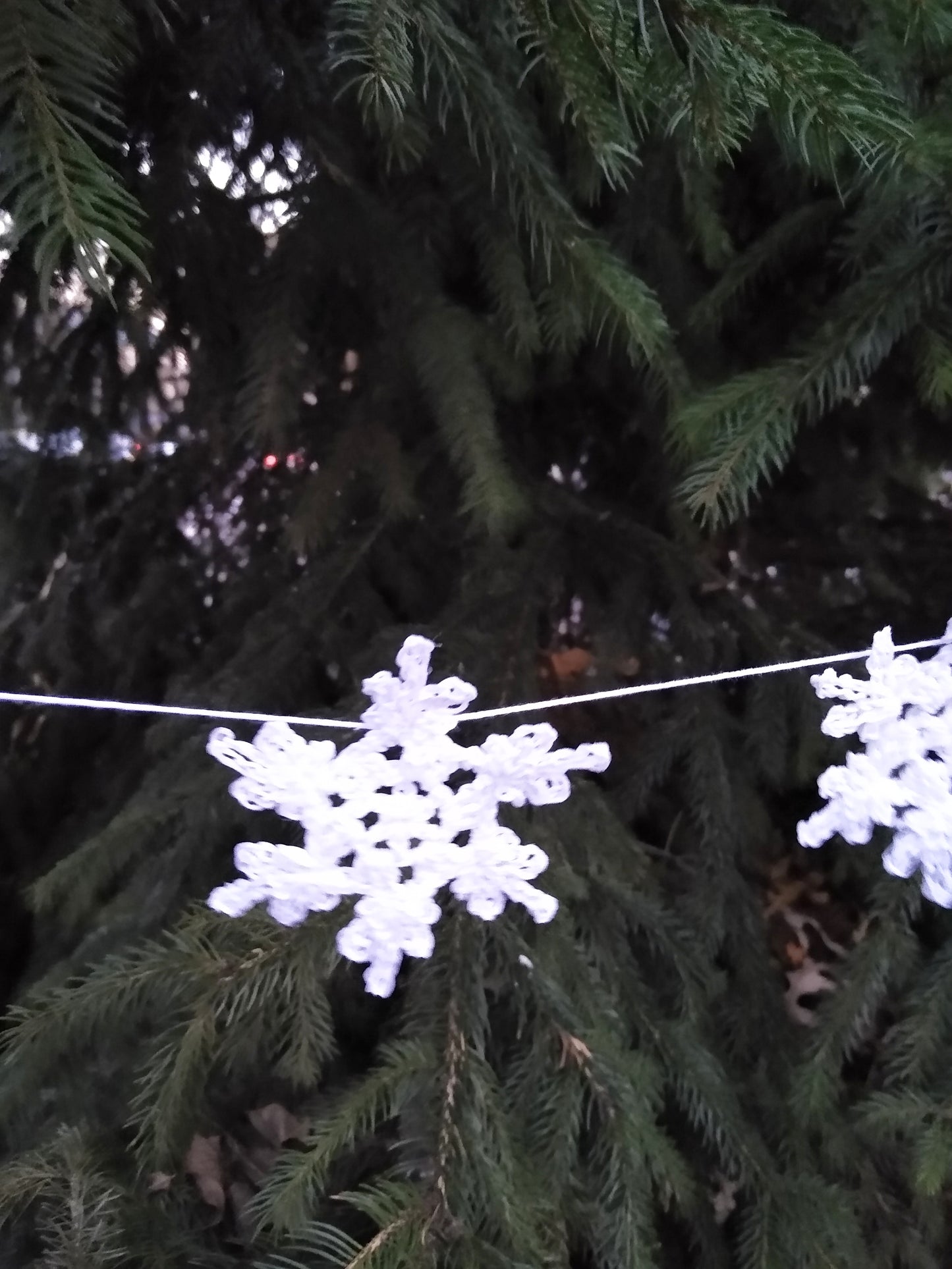 ❄️ N°102 Crochet Snowflake Garland