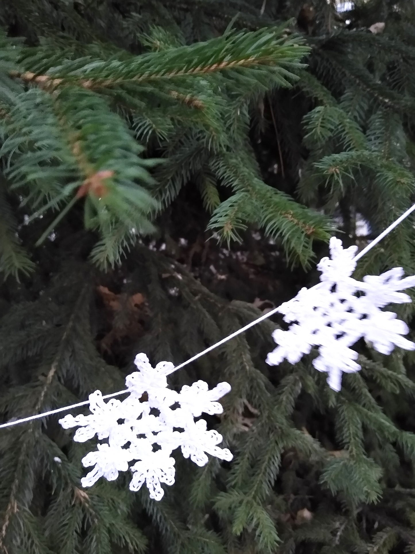❄️ N°102 Crochet Snowflake Garland
