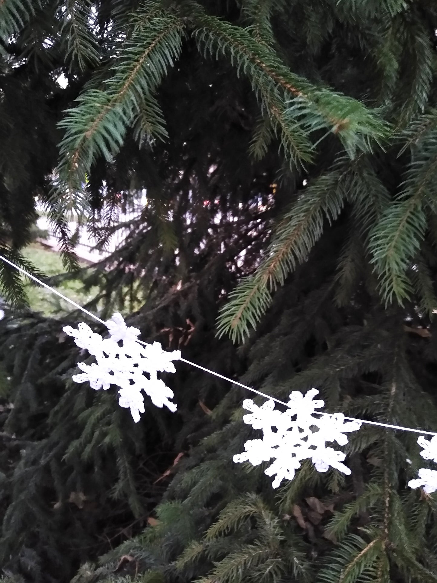 ❄️ N°102 Crochet Snowflake Garland