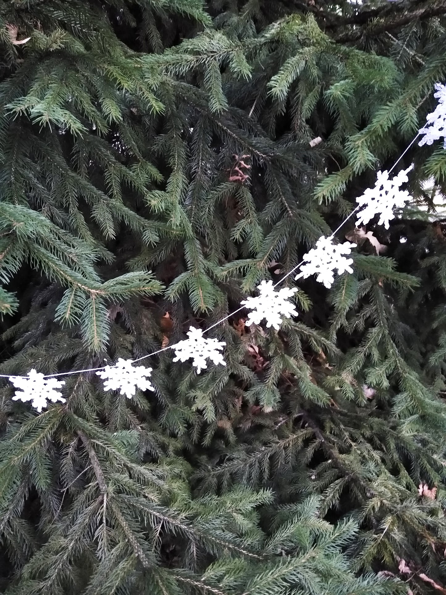 ❄️ N°102 Crochet Snowflake Garland