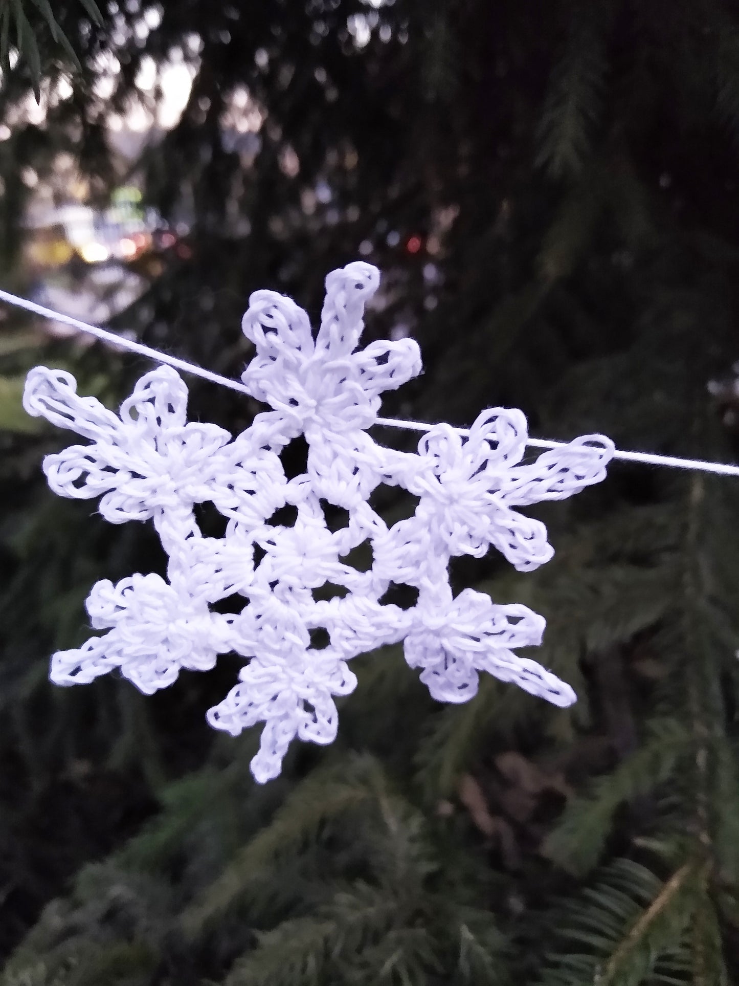 ❄️ N°102 Crochet Snowflake Garland
