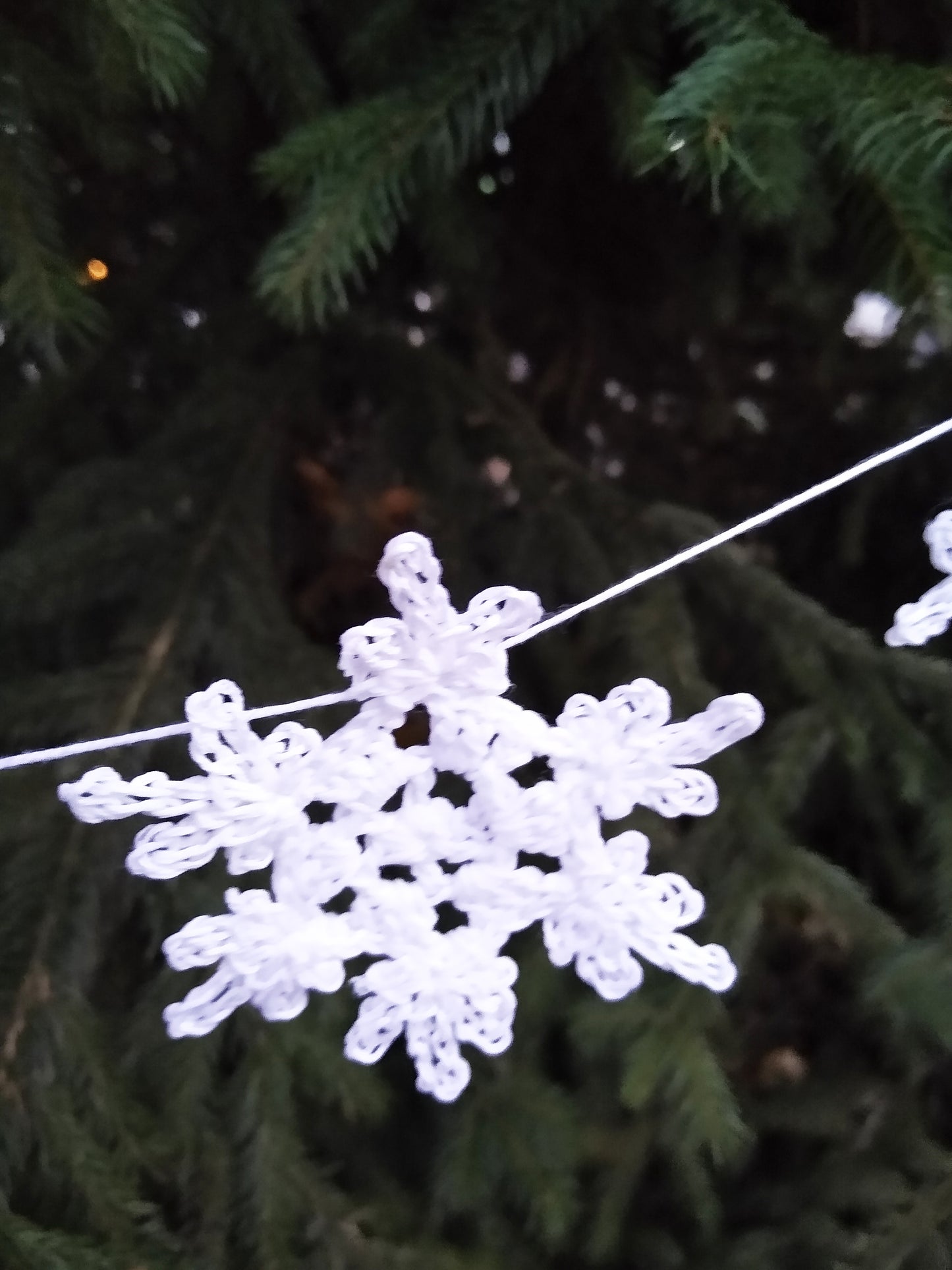 ❄️ N°102 Crochet Snowflake Garland