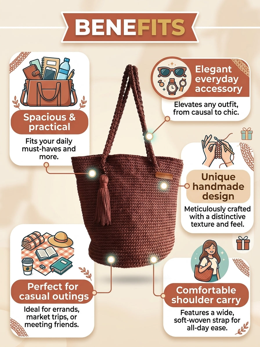 👝 N°40 Сrochet Shoulder Bag
