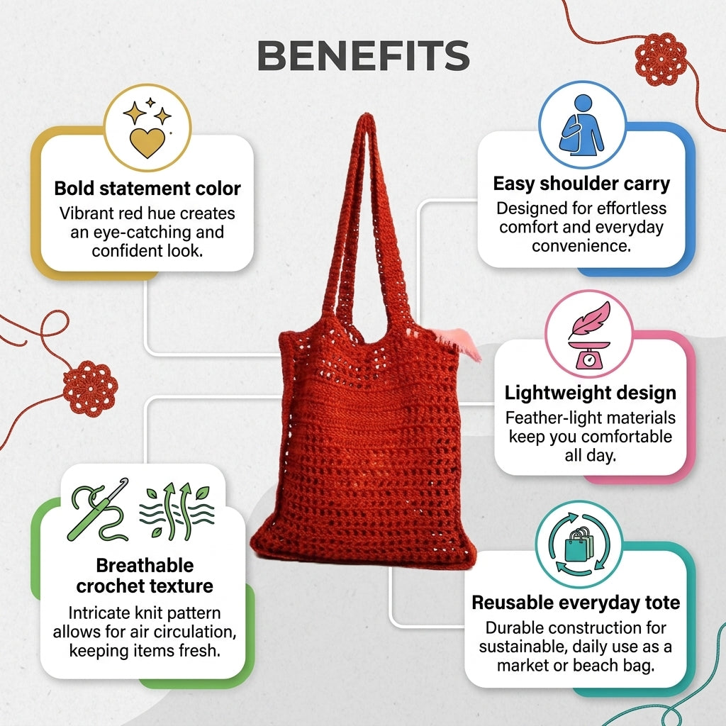 🛍️ N°46 Crochet Tote Bag