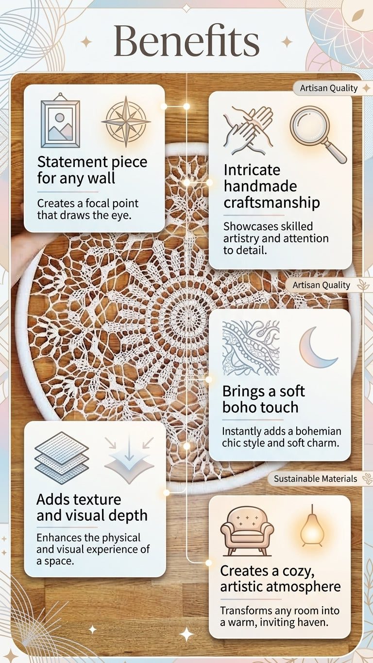 🧱 N°93 Crochet Wall Decor