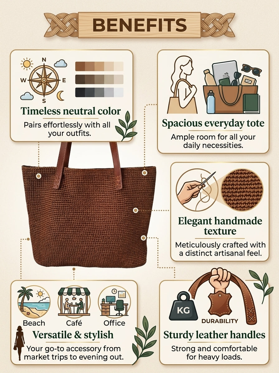👝 N°97 Crochet Shoulder Bag