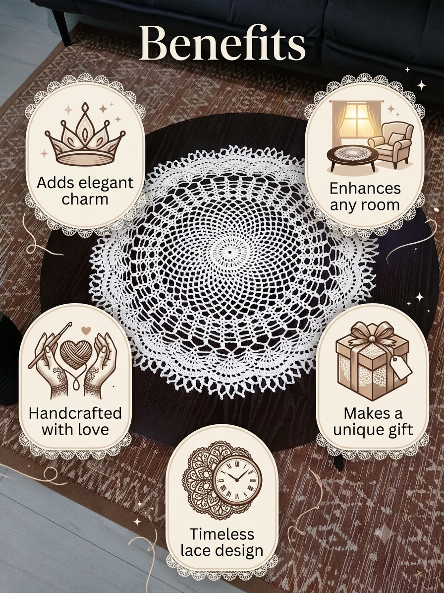 🕸️ N°106 Crochet Doily