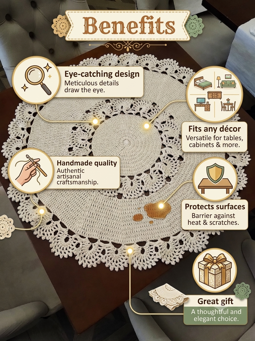 🕸️ N°12 Crochet Doily