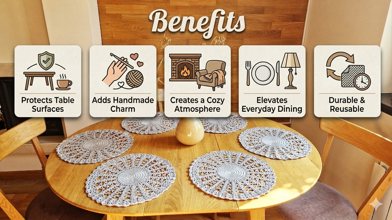 🍽️ N°15 Crochet Placemat