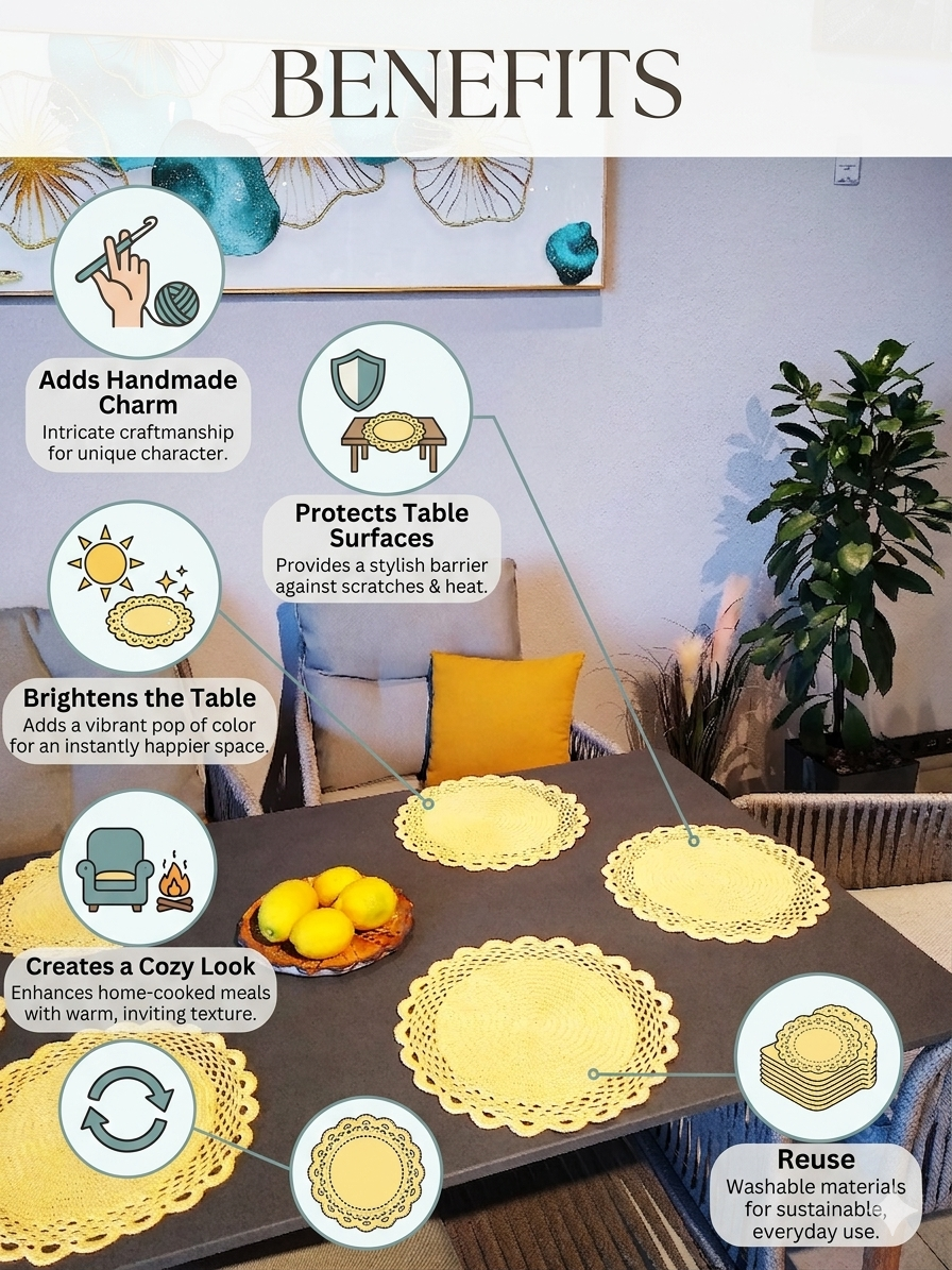 🍽️ N°6 Crochet Placemat