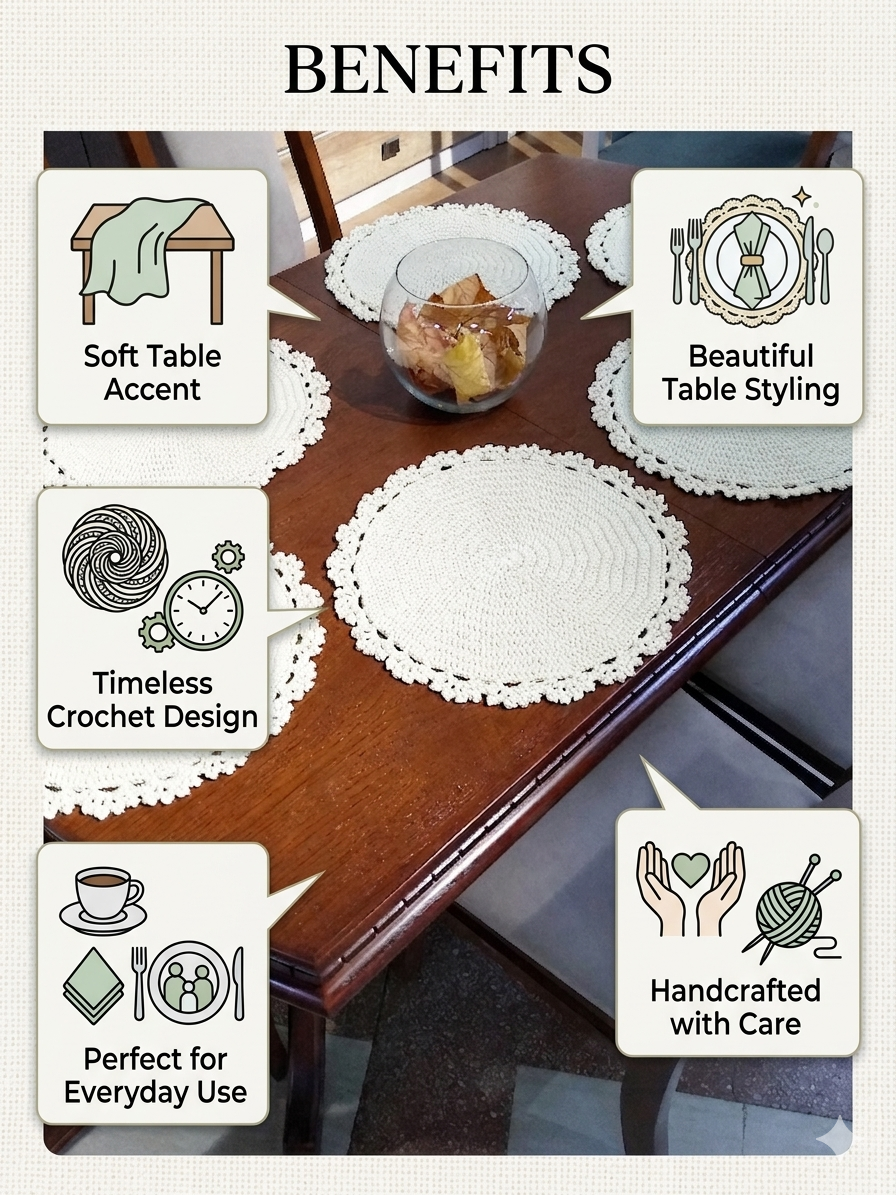 🍽️ N°69 Crochet Placemat