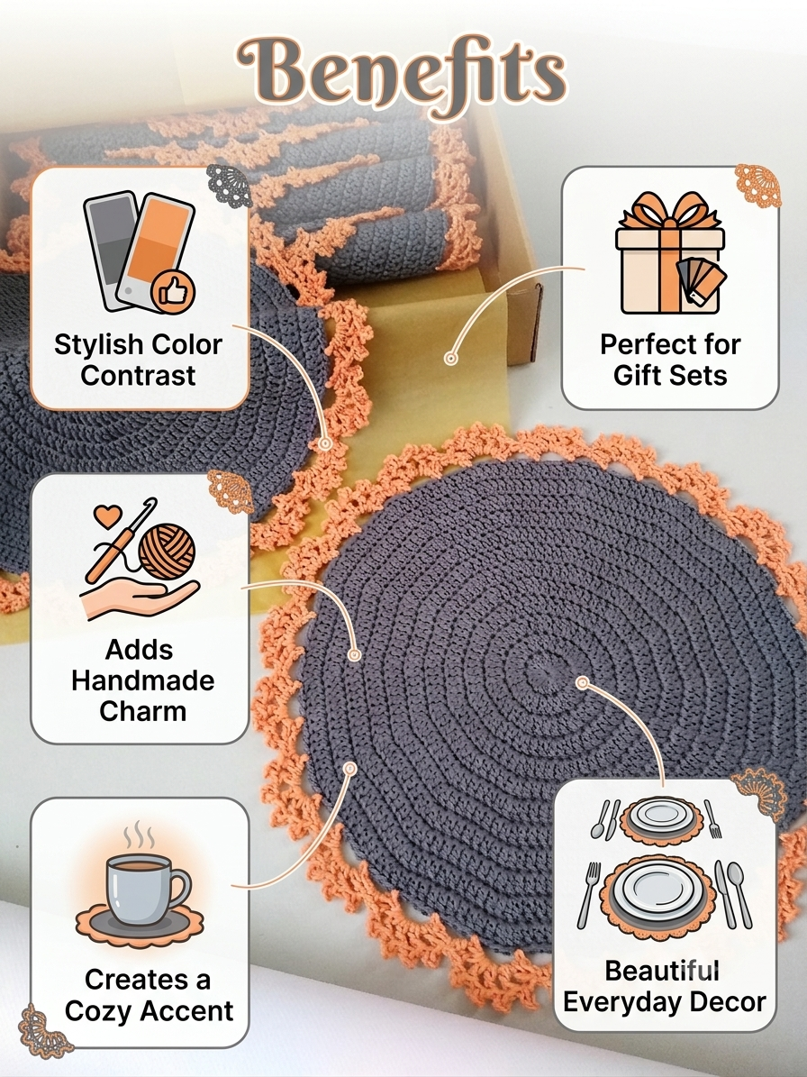 🍽️ N°75 Crochet Placemat