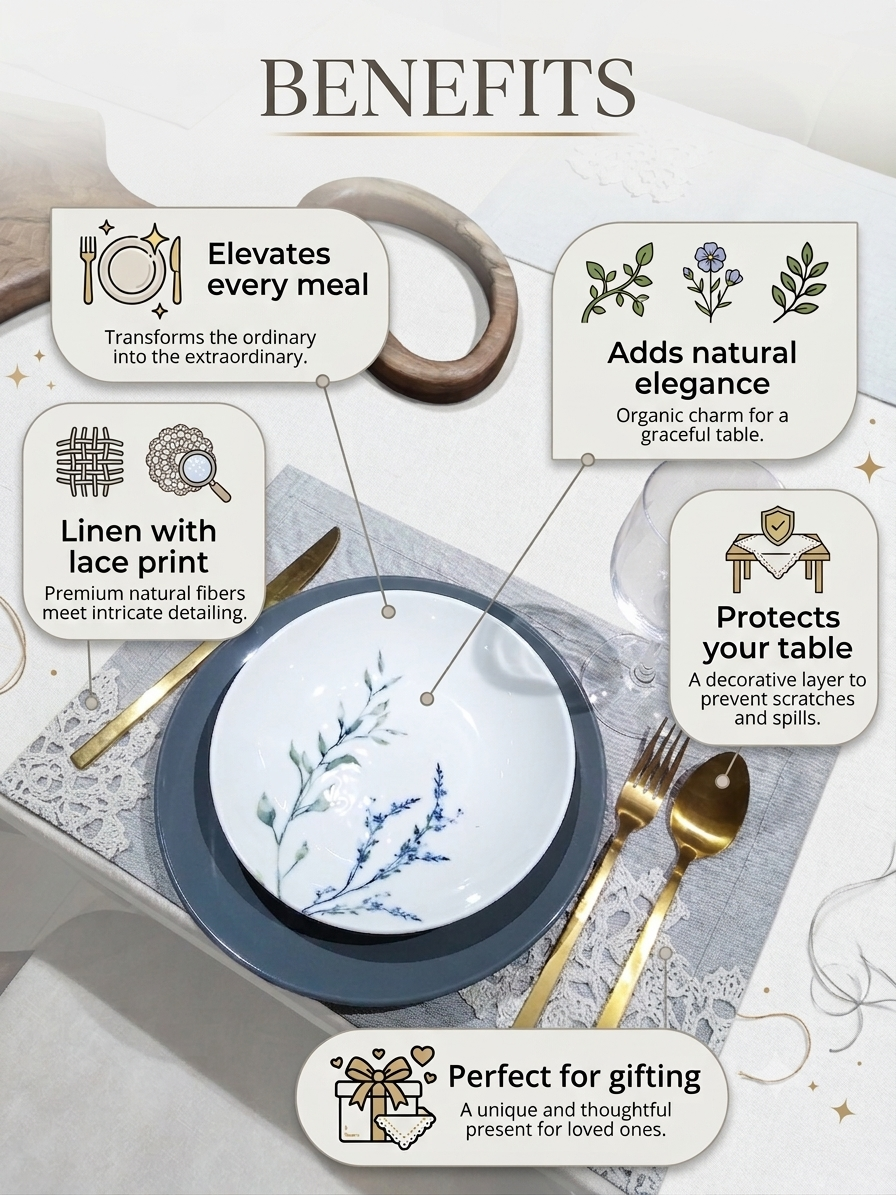 🍽️ N°89 Linen Placemat