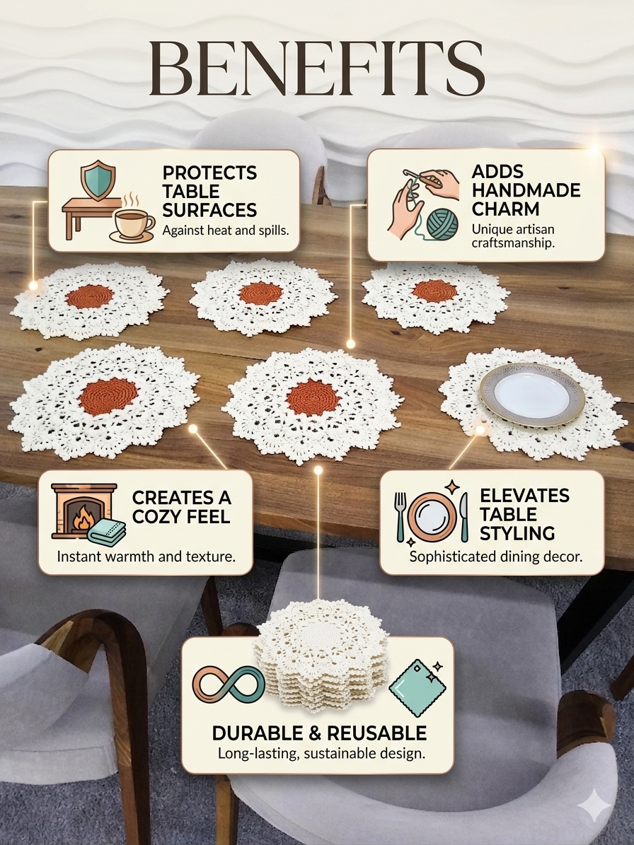 🍽️ N°91 Crochet Placemat