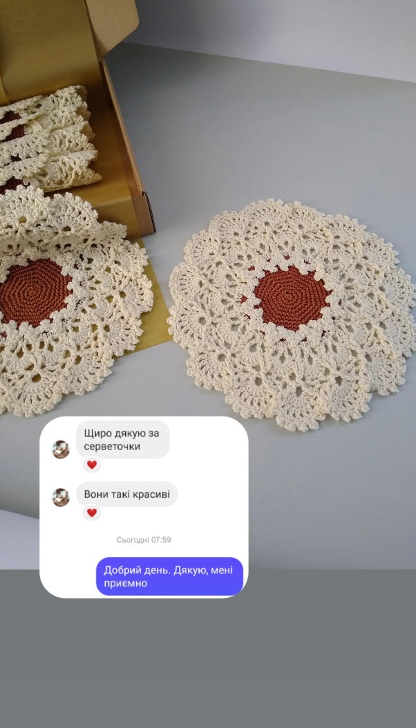 🍽️ N°91 Crochet Placemat