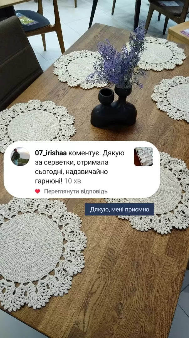 🍽️ N°74 Crochet Placemat