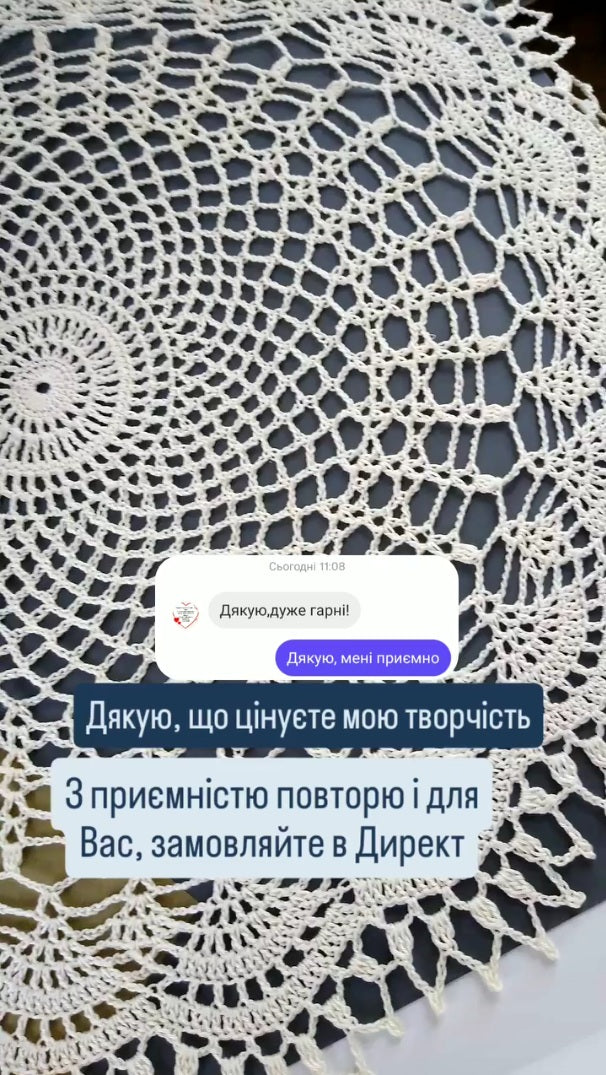 🕸️ N°106 Crochet Doily