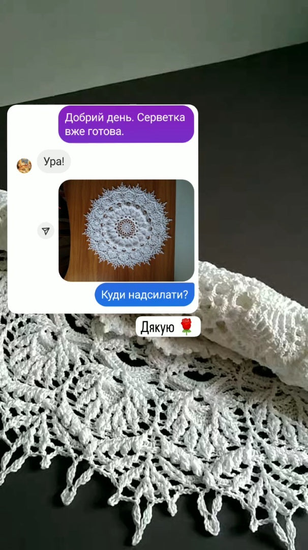 🕸️ N°21 Crochet Textured Doily